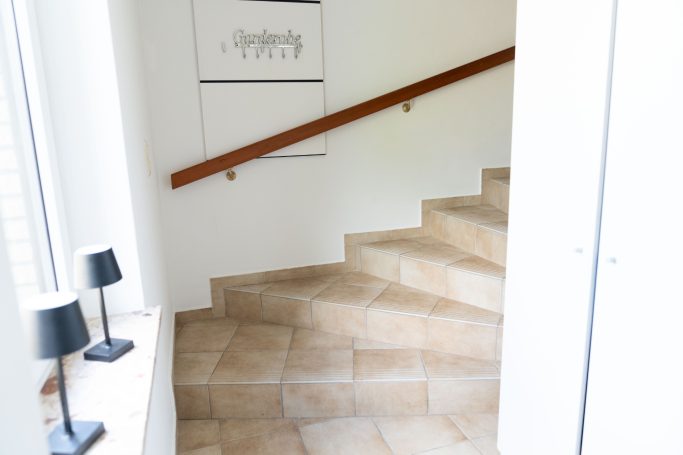 Treppenbereich Treppenaufgang innerhalb der Ferienwohnung