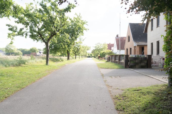 Lage der Unterkunft Ruhige Lage der Ferienwohnung Düring mit guter Zufahrt