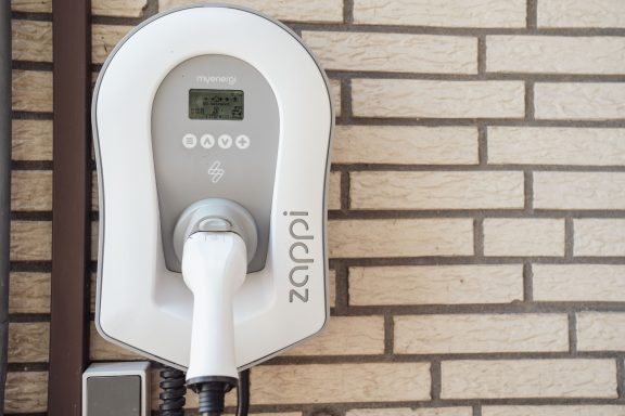 E-Ladestation Wallbox für Elektrofahrzeuge an der Ferienwohnung Düring